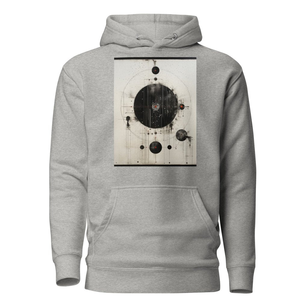 BLACK AND WHITE PAINTING HOODIE