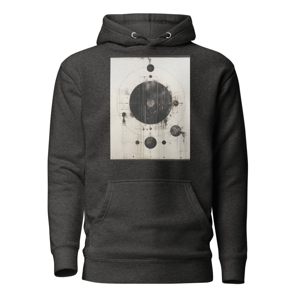BLACK AND WHITE PAINTING HOODIE