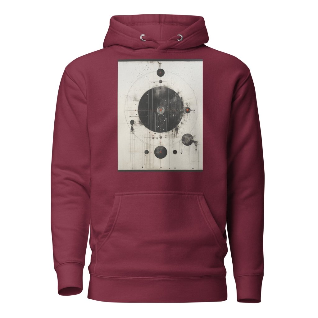 BLACK AND WHITE PAINTING HOODIE