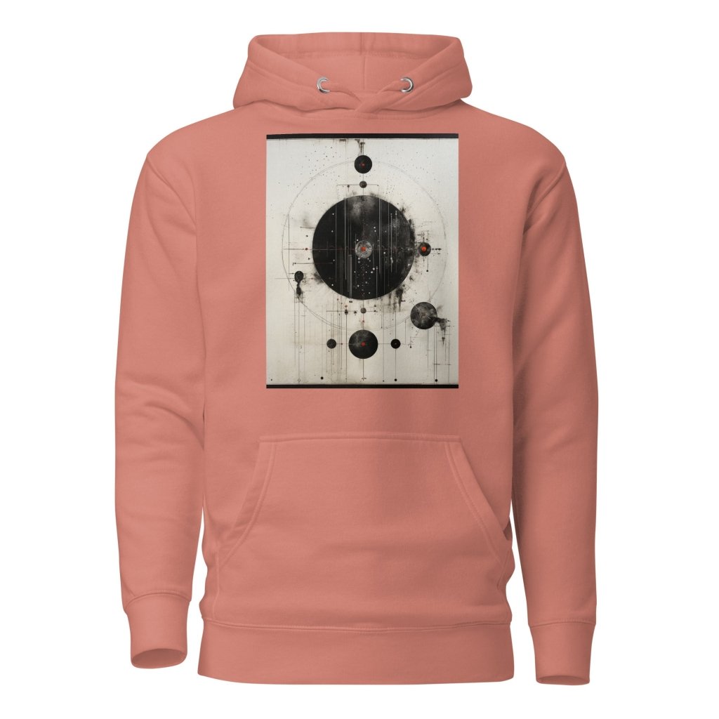 BLACK AND WHITE PAINTING HOODIE