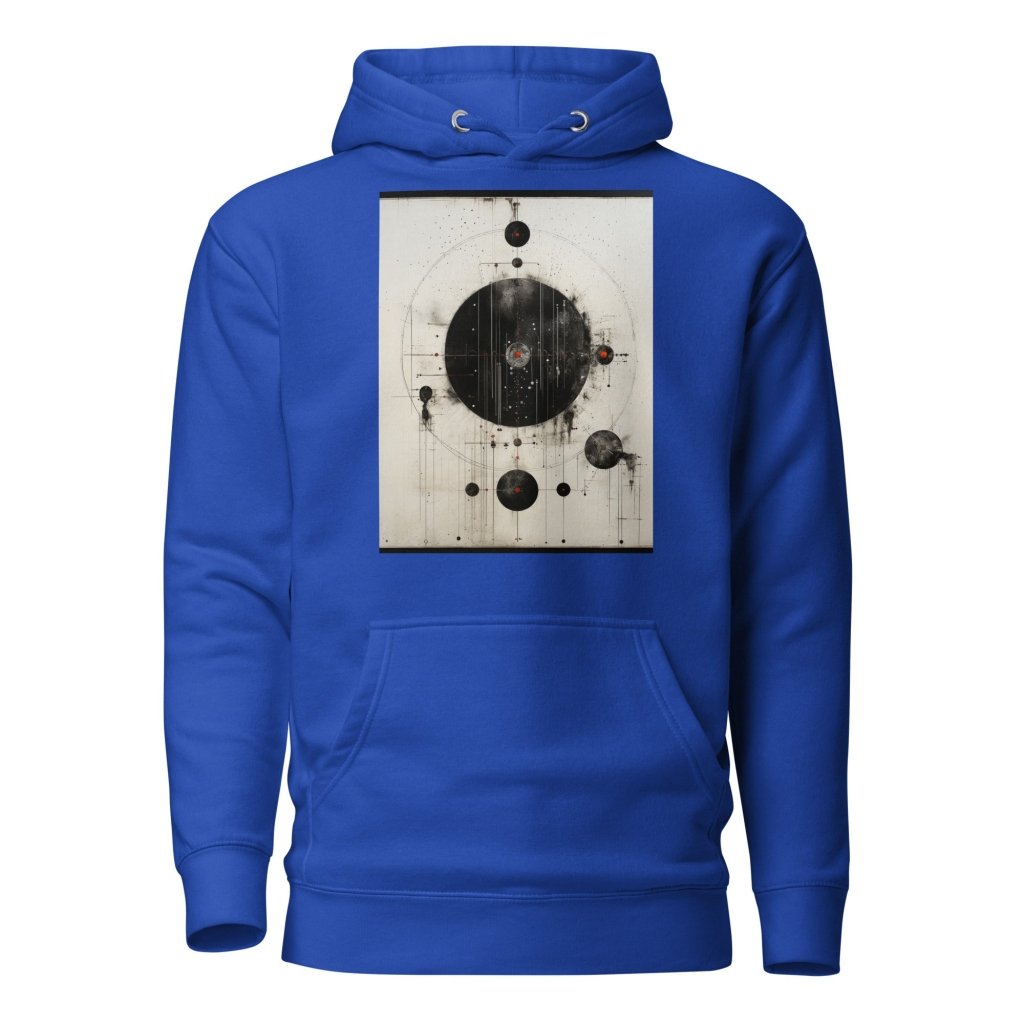 BLACK AND WHITE PAINTING HOODIE
