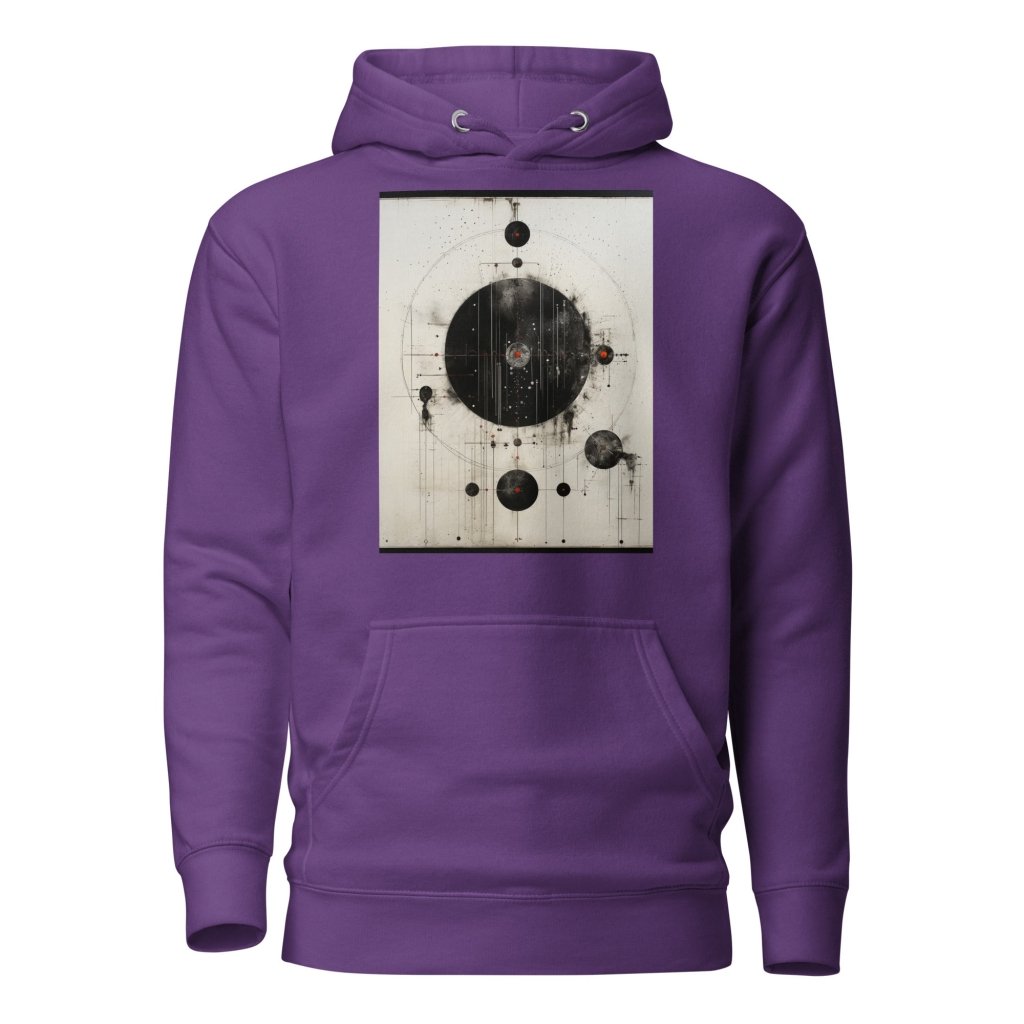 BLACK AND WHITE PAINTING HOODIE
