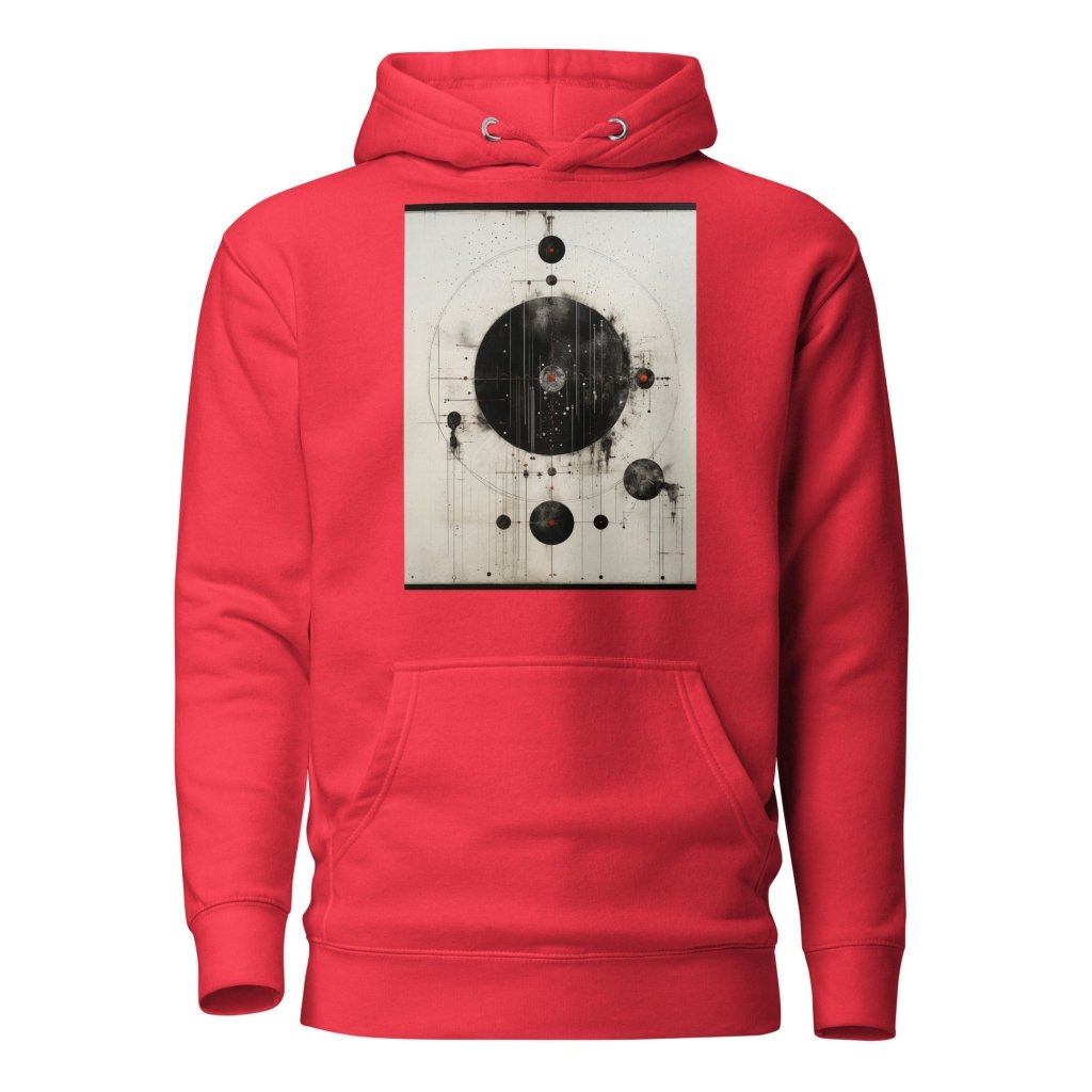 BLACK AND WHITE PAINTING HOODIE