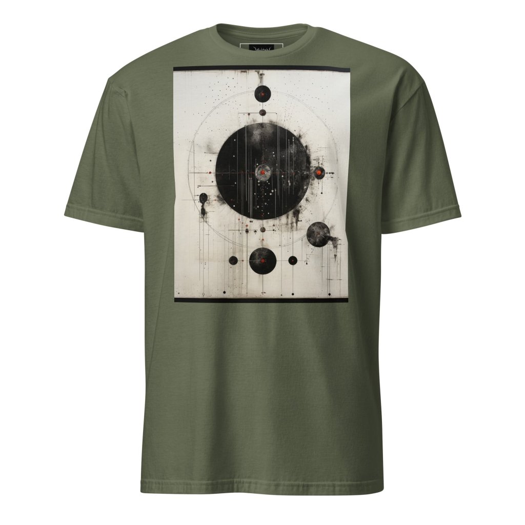 BLACK AND WHITE PAINTING SHIRT