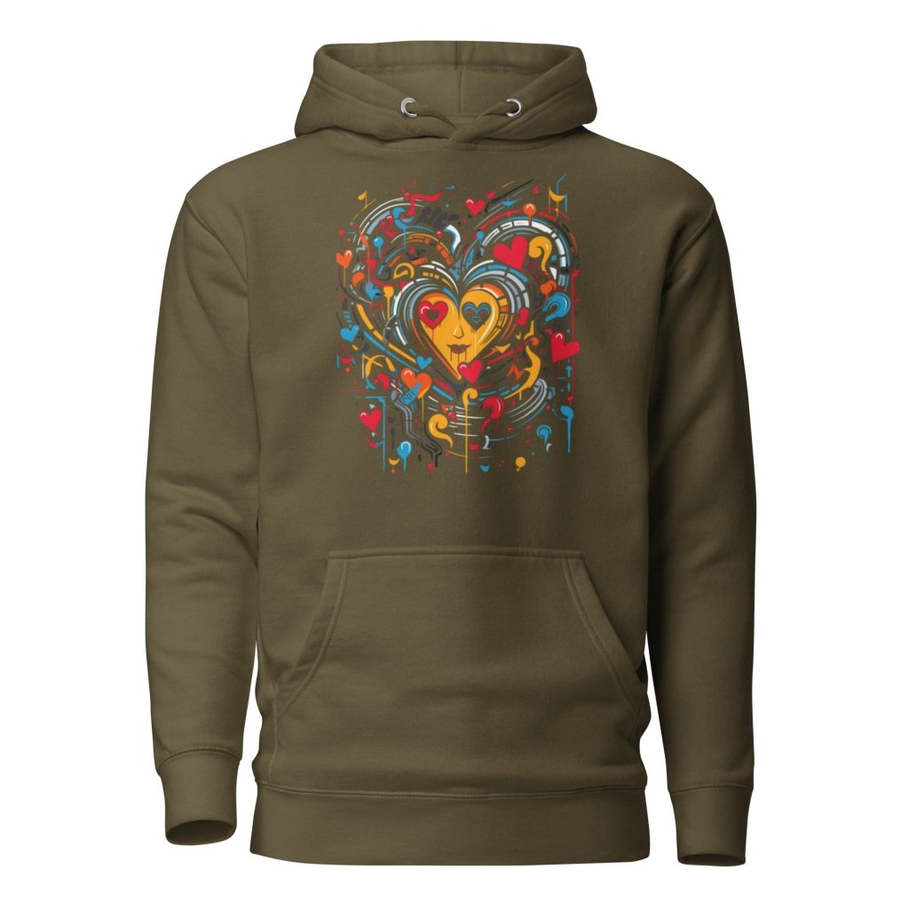 JANTUNG ENTRELAZADO HOODIE
