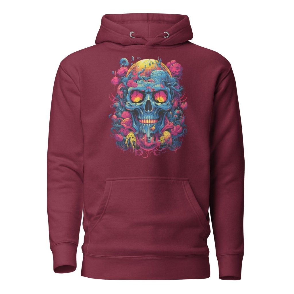 SLIME BRAIN SKULL HOODIE
