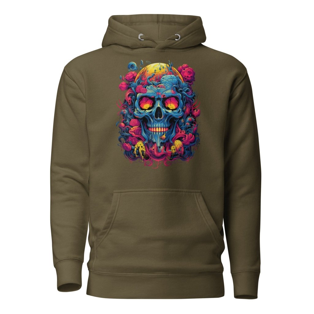 SLIME BRAIN SKULL HOODIE