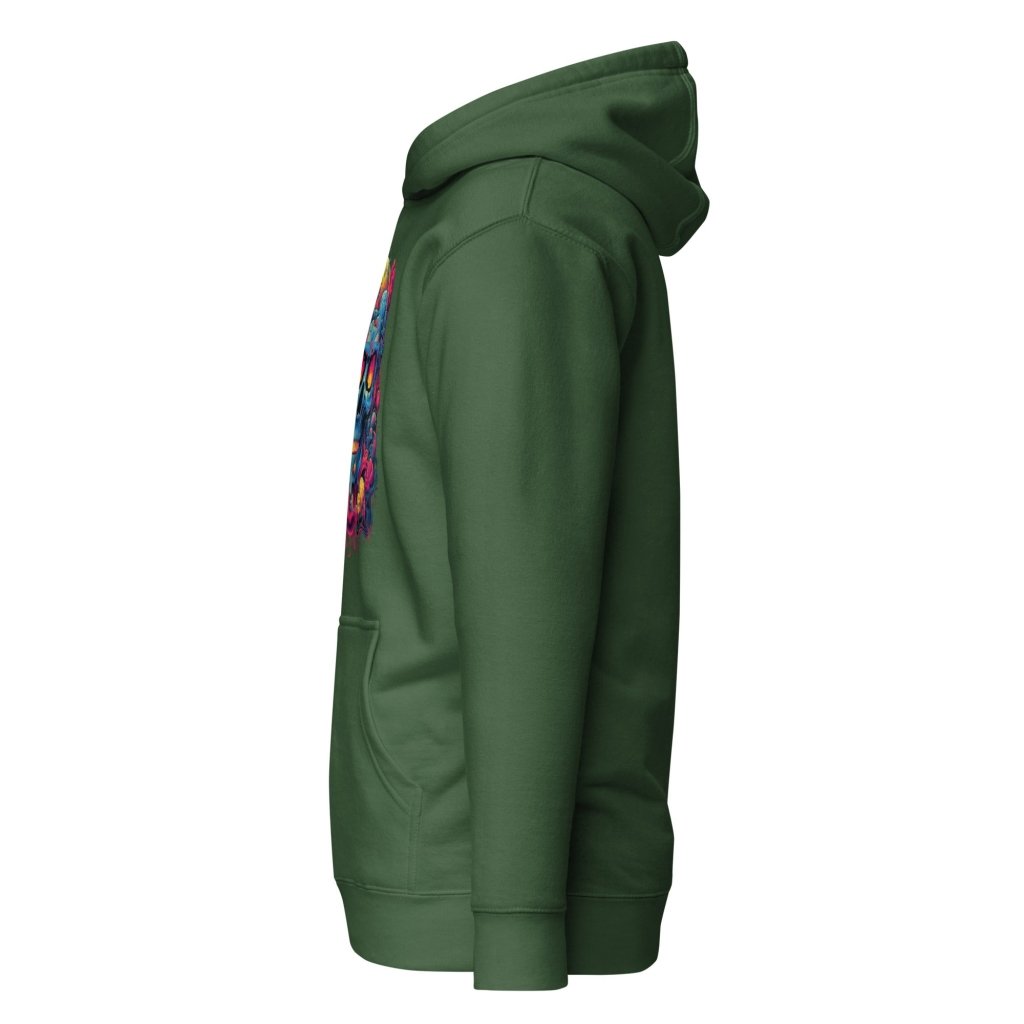 SLIME BRAIN SKULL HOODIE