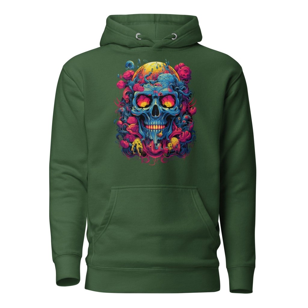 SLIME BRAIN SKULL HOODIE