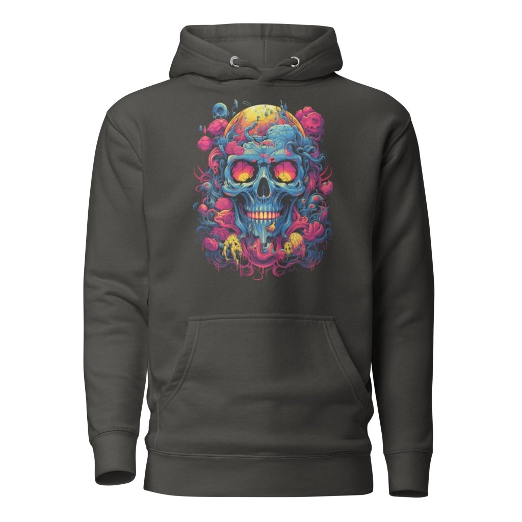 SLIME BRAIN SKULL HOODIE