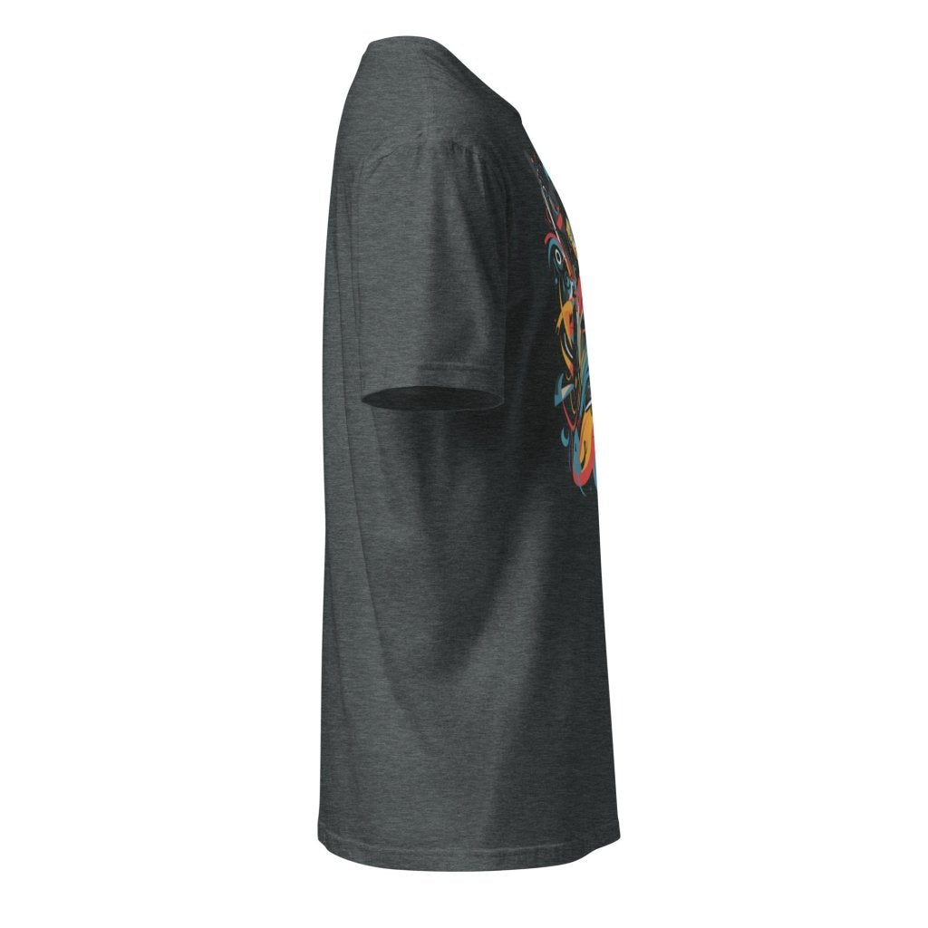 STYLIZED JAZZ PATTERN SHIRT