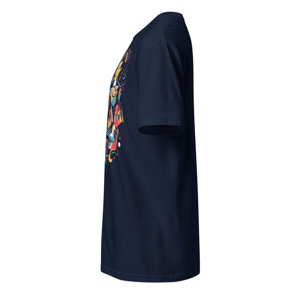 STYLIZED JAZZ PATTERN SHIRT