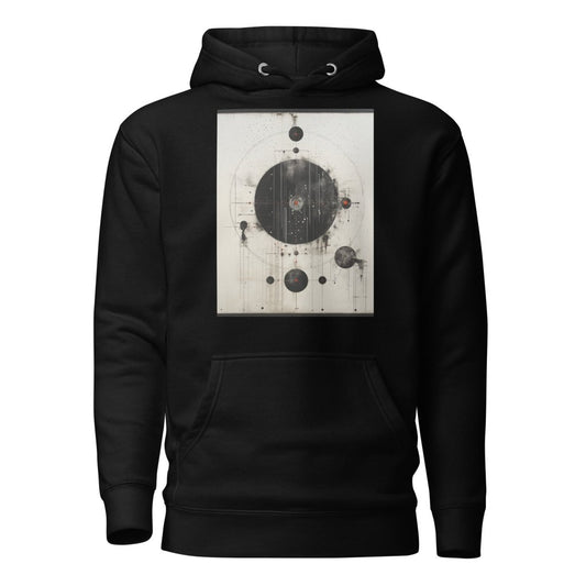BLACK AND WHITE PAINTING HOODIE