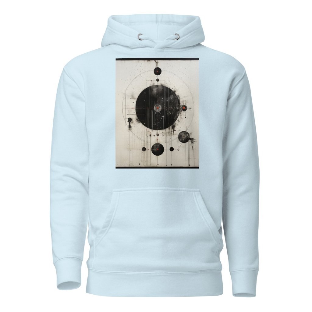 BLACK AND WHITE PAINTING HOODIE